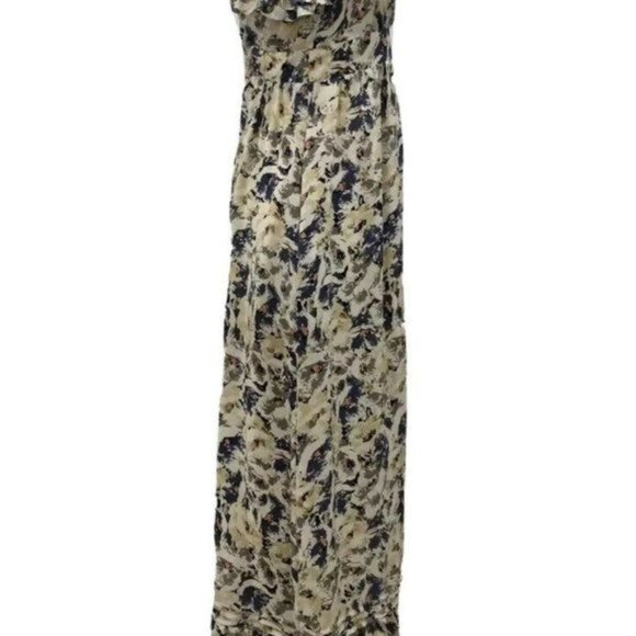Moulinette Soeurs Floral Ruffle Silk Maxi Dress by Anthropologie Size 2 EUC! - Picture 6 of 13